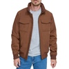 image:imageDockers Mens QuiltedLined Flight Bomber JacketChocolate Brown