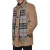 image:imageDockers Mens Weston Wool Blend Coat with ScarfCamelLight Grey Scarf