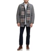 image:imageDockers Mens Weston Wool Blend Coat with ScarfLight Grey