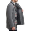 image:imageDockers Mens Weston Wool Blend Coat with ScarfLight Grey