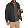 image:imageDockers Mens Wool Blend Zip Up Jacket with Quilted Black Without BibBlack Without Bib