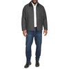 image:imageDockers Mens Wool Blend Zip Up Jacket with Quilted Black Without BibCharcoal Without Bib