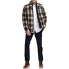image:imageDockers Mens Wool Blend ZipUp Jacket with Quilted BibBrown Fancy