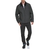 image:imageDockers Mens Wool Blend ZipUp Jacket with Quilted BibCharcoal Without Bib