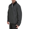 image:imageDockers Mens Wool Blend ZipUp Jacket with Quilted BibCharcoal Without Bib