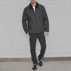 image:imageDockers Mens Wool Blend ZipUp Jacket with Quilted BibCharcoal Without Bib