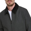 image:imageDockers Mens Wool Blend ZipUp Jacket with Quilted BibCharcoal Without Bib