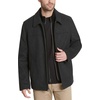 image:imageDockers Mens Wool Blend ZipUp Jacket with Quilted BibCharcoalSoftshell Bib