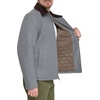 image:imageDockers Mens Wool Blend ZipUp Jacket with Quilted BibLight Grey Without Bib