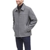 image:imageDockers Mens Wool Blend ZipUp Jacket with Quilted BibLight GreySoftshell Bib