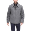 image:imageDockers Mens Wool Blend ZipUp Jacket with Quilted BibLight GreySoftshell Bib
