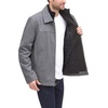 image:imageDockers Mens Wool Blend ZipUp Jacket with Quilted BibLight GreySoftshell Bib