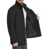 image:imageDockers Mens Wool Melton FullLength Duffle CoatBlack