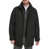image:imageDockers Mens Wool Melton FullLength Duffle CoatBlack