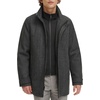 image:imageDockers Mens Wool Melton FullLength Duffle CoatHerringbone