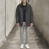 image:imageDockers Mens Wool Melton FullLength Duffle CoatHerringbone
