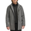 image:imageDockers Mens Wool Melton FullLength Duffle CoatLight Grey