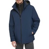 image:imageDOCKERS Mens Dwight Soft Shell Bib JacketNavy Hooded