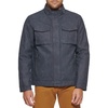 image:imageDOCKERS Mens Faux Leather Military JacketNavy