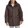 image:imageDOCKERS Mens Faux Shearling Walking CoatDark Brown