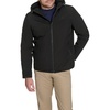 image:imageDOCKERS Mens Soft Shell Sherpa Lined Storm Coat Standard and Big amp TallBlack