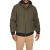 image:imageDOCKERS Mens Softshell Sherpa Lined Bomber Jacket Standard and Big amp TallOlive
