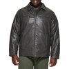 image:imageDockers Mens James Faux Leather Jacket Regular Big amp Tall SizesGrey W Chest Zip
