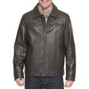 image:imageDockers Mens James Faux Leather JacketDark Brown W Chest Zip