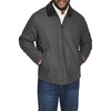 image:imageDockers Mens Wool Blend Zip Up Jacket with Quilted Black Without BibCharcoal Without Bib