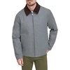 image:imageDockers Mens Wool Blend ZipUp Jacket with Quilted BibLight Grey Without Bib
