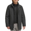 image:imageDockers Mens Wool Melton FullLength Duffle CoatNew Herringbone
