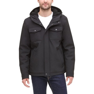 image:imageDOCKERS Mens Arctic Cloth Sherpa Storm JacketBlack Soft Shell