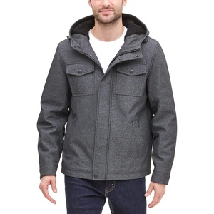 image:imageDOCKERS Mens Arctic Cloth Sherpa Storm JacketGraphite Heather Soft Shell