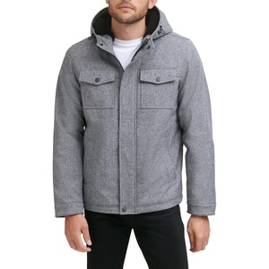 image:imageDOCKERS Mens Arctic Cloth Sherpa Storm JacketHeather Grey Soft Shell