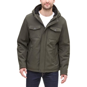 image:imageDOCKERS Mens Arctic Cloth Sherpa Storm JacketOlive Soft Shell