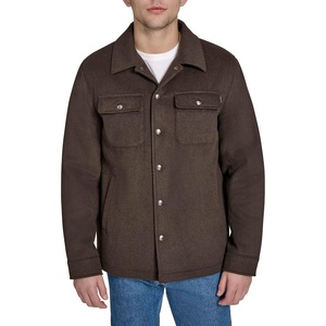 image:imageDOCKERS Mens Classic ShacketMolasses Wool Blend