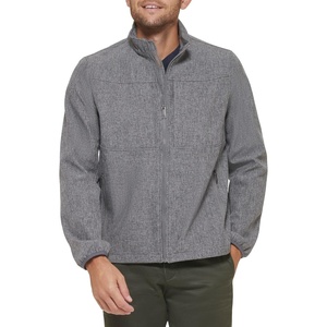 image:imageDOCKERS Mens Clean Zipup Softshell JacketHeather Grey