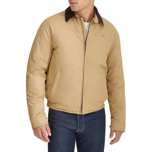 image:imageDOCKERS Mens Cotton Twill Bomber Jacket With Padded LiningHarvest Gold