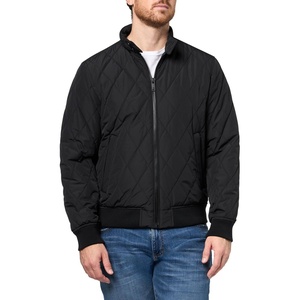 image:imageDOCKERS Mens Diamond Quilted Stand Collar BomberBlack