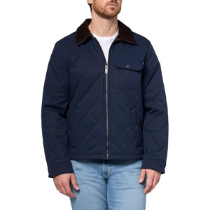 image:imageDOCKERS Mens Diamond Quilted Utility JacketNavy