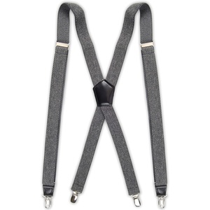 image:imageDOCKERS Mens Dockers Mens Solid SuspendersTextured Gray