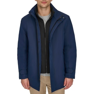 image:imageDOCKERS Mens Dwight Soft Shell Bib Jacket Regular and Big amp Tall SizesNavy With Bib