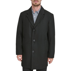 image:imageDOCKERS Mens Henry Wool Blend Top Coat Regular and Big amp Tall SizesBlack Without Bib