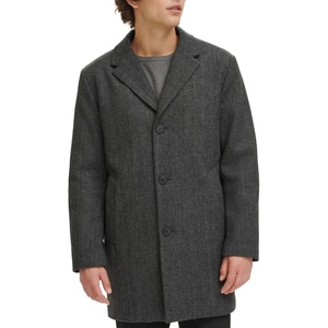 image:imageDOCKERS Mens Henry Wool Blend Top Coat Regular and Big amp Tall SizesHerringbone Without Bib