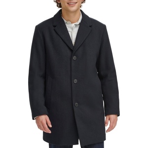 image:imageDOCKERS Mens Henry Wool Blend Top Coat Regular and Big amp Tall SizesNavy Without Bib