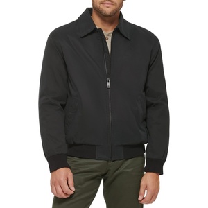 image:imageDOCKERS Mens Micro Twill Golf Bomber JacketBlack Filled