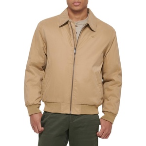 image:imageDOCKERS Mens Micro Twill Golf Bomber JacketGold Filled