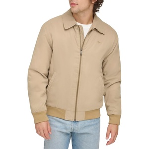 image:imageDOCKERS Mens Micro Twill Golf Bomber JacketHarvest Gold Filled
