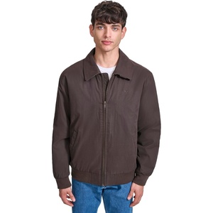 image:imageDOCKERS Mens Micro Twill Golf Bomber JacketMolasses Filled