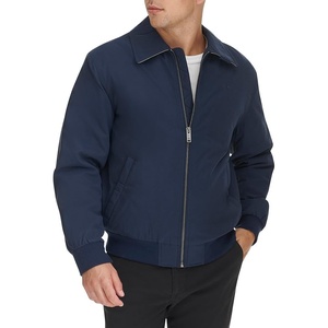 image:imageDOCKERS Mens Micro Twill Golf Bomber JacketNavy Filled